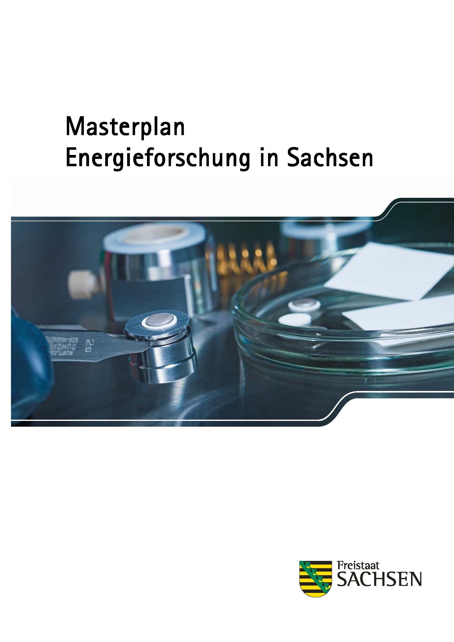 Deckblatt der Broschüre Masterplan Energie 2018
