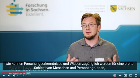 Nico Leonhardt bei seinem Vortrag