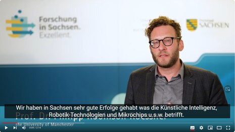 Prof. Dr. Philipp Robinson Roessner bei seinem Vortrag